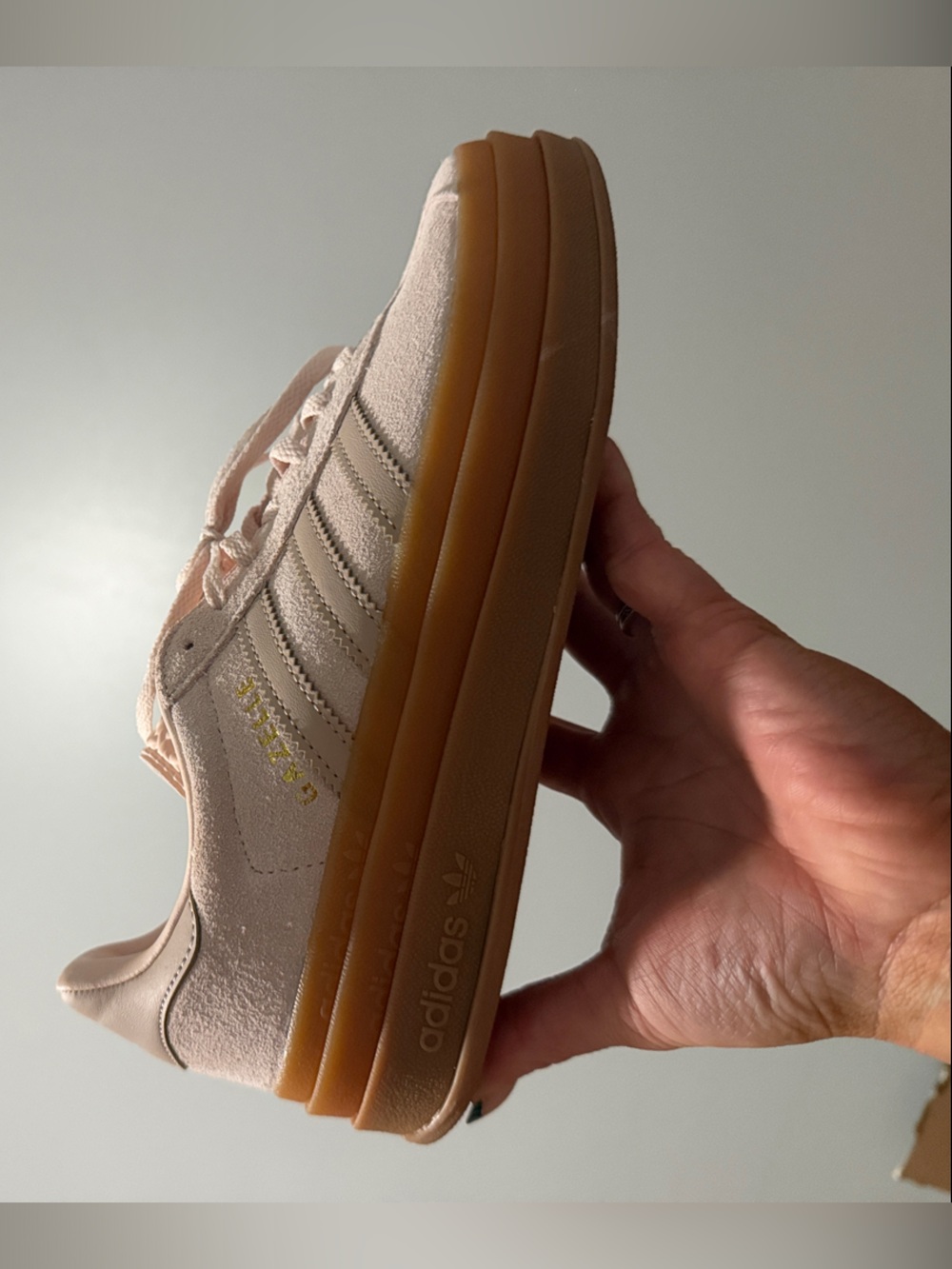 Adidas Gazelle - Triple Stack Platforms Blush Pink - Please Read Description